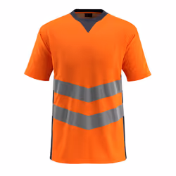 MASCOT 50127-933-14010, T-shirt, Adult, Male, Blue, Orange, Monochromatic, 3XL