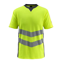 MASCOT 50127-933-17010 Shirt Navy, Yellow