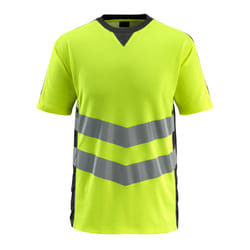 MASCOT 50127-933-1709 Shirt Black, Yellow