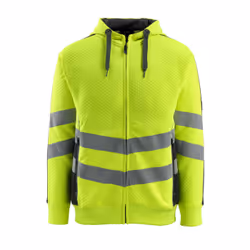 MASCOT 50138-932-1709, Shirt, Man, Black, Yellow, L, Cotton, Polyester, 310 g/m²