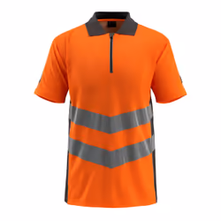 MASCOT 50130-933-1418, Shirt, Any gender, Anthracite, Orange, L, China, Cotton, Polyester