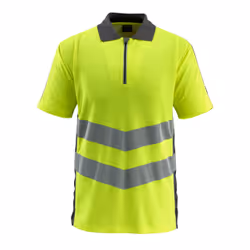 MASCOT 50130-933-1718, Shirt, Any gender, Anthracite, Yellow, 3XL, China, Cotton, Polyester