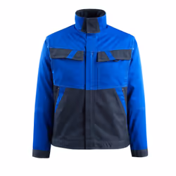 MASCOT 15709 – 330 – 11010, Jacket, Man, Black, Blue, S, Cotton, Polyester, 245 g/m²