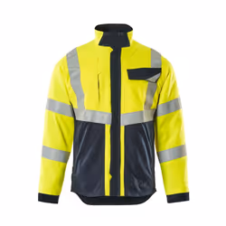 MASCOT 13809-216-17010-S, Jacket, Any gender, S, 17010 - Hi-Vis Yellow/Dark Navy, 92 cm, 275 g/m²