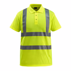 MASCOT 50593-972-17, Shirt, Man, Yellow, M, Polyester, 5%