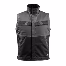 MASCOT 15754-330-1809, Vest, Man, Anthracite, Black, 4XL, Cotton, Polyester, 245 g/m²