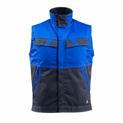 MASCOT 15754-330-11010, Vest, Man, Blue, Navy, M, Cotton, Polyester, 245 g/m²