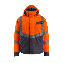 MASCOT 15535-231-14010 Winter Jacket Navy, Orange
