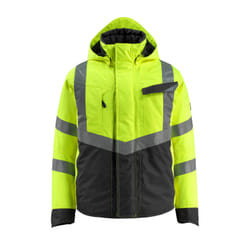 MASCOT 15535-231-1709 Winter Jacket Black, Yellow
