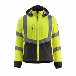 MASCOT 15502-246-1709, Jacket, Man, Black, Yellow, 4XL, Polyester, 360 g/m²
