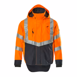 MASCOT 15501-231-14010, Jacket, Any gender, Navy, Orange, M, Laos, Polyester
