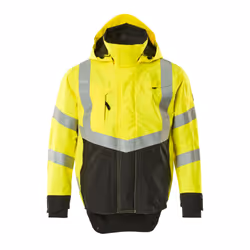 MASCOT 15501-231-1709, Jacket, Man, Black, Yellow, XXL, Polyester, 210 g/m²