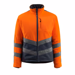 MASCOT 15503-259-14010, Jacket, Man, Navy, Orange, 3XL, Polyester, 345 g/m²