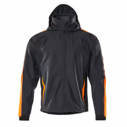 MASCOT 15001-222-01014, Jacket, Man, Black, Orange, XL, Polyester, 250 g/m²
