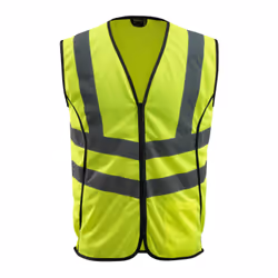 MASCOT 50145-977-17 Traffic Vest, Jacket, Any gender, Yellow, M, Polyester, 120 g/m²