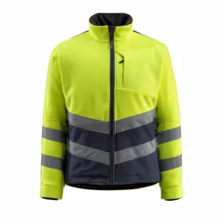 MASCOT 15503-259-17010, Jacket, Man, Navy, Yellow, 3XL, Polyester, 345 g/m²