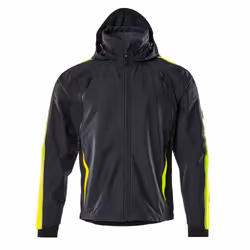 MASCOT 15001-222-0917, Jacket, Man, Black, Yellow, S, Polyester, 250 g/m²