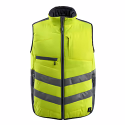 MASCOT 15565-249-17010, Jacket, Man, Black, Yellow, M, Polyester, 365 g/m²