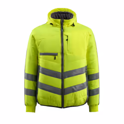 MASCOT 15515-249-1718, Jacket, Man, Anthracite, Yellow, XL, Polyester, 365 g/m²