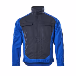 MASCOT 12209-442-01011, Track jacket, Male, Adult, 4 pockets, Cotton, Polyester, Blue, Navy