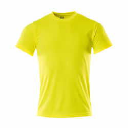 MASCOT 51625-949-17, T-shirt, Adult, Male, Yellow, Monochromatic, S