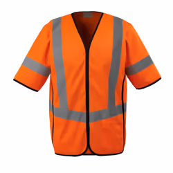 MASCOT 50216-310-14, Vest, Man, Orange, S, Polyester, 130 g/m²