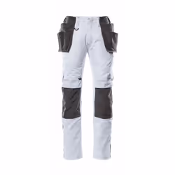MASCOT 17631-442-0618-76C54, Basic trousers, Unisex, Adult, Black, White, Monochromatic, 76C54