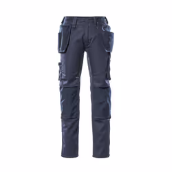 MASCOT 17731-442-010-76C48, Basic trousers, Unisex, Adult, Blue, Dark navy, Monochromatic