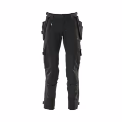 MASCOT 17031-311-09, Pants, Any gender, Black, Elastane, Nylon, 235 g/m², 8%