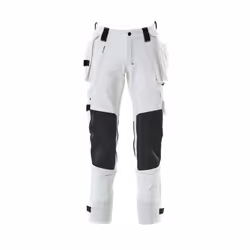 MASCOT 17031-311-06, Pants, Any gender, White, Elastane, Nylon, 235 g/m², 8%