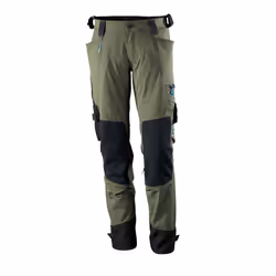 MASCOT 17079-311-33, Basic trousers, Unisex, Adult, Green, moss green, Monochromatic