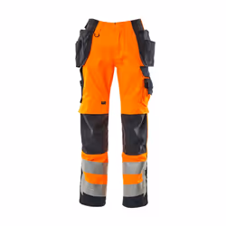 MASCOT 15531-860-14010-82C51, Pants, Any gender, 82C51, 14010 - Hi-Vis Orange/Dark Navy, 900 mm, 82 cm