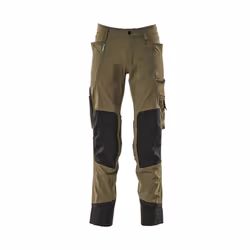 MASCOT 17179-311-33, Basic trousers, Unisex, Adult, Green, Monochromatic, 90C48