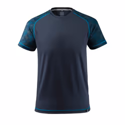 MASCOT 17482-944-010, Shirt, Man, Blue, S, Elastane, Polyester, 160 g/m²
