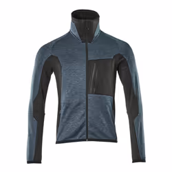 MASCOT 17103-316-4409, Shirt, Any gender, Black, Blue, L, Laos, Elastane, Polyester