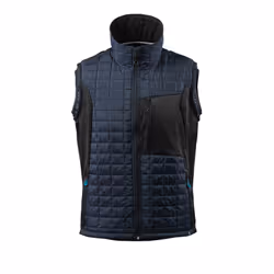 MASCOT 17165-318-01009, Gilet, Male, Adult, 2 pockets, Polyester, Black, Blue
