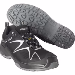 MASCOT F0121-770-09880, Unisex, Adult, Safety shoes, Black, Silver, L2.5, L4