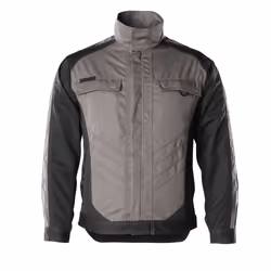 MASCOT 12209-442-88809, Track jacket, Male, Adult, 4 pockets, Cotton, Polyester, Anthracite, Black