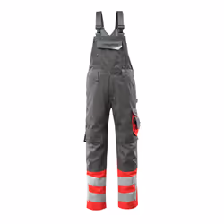 MASCOT 15669-860-18222-82C66, Any gender, 82C66, 18222 - Dark Anthracite/Hi-Vis Red, 1280 mm, 82 cm, Cotton, Polyester