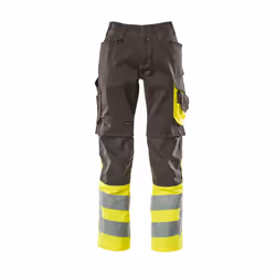 MASCOT 15679-860-1817-76C49, Pants, Any gender, 76C49, 1817 - Dark Anthracite/Hi-Vis Yellow, 850 mm, 76 cm