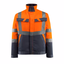 MASCOT 15909-948-14010-3XL, Jacket, Any gender, 3XL, 14010 - Hi-Vis Orange/Dark Navy, 124 cm, Cotton, Polyester