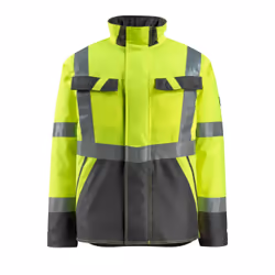 MASCOT 15935-126-1718-XL, Jacket, Any gender, XL, 1718 - Hi-Vis Yellow/Dark Anthracite, 112 cm, Polyester