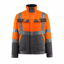 MASCOT 15909-948-1418-XL, Jacket, Any gender, XL, 1418 - Hi-Vis Orange/Dark Anthracite, 112 cm, Cotton, Polyester