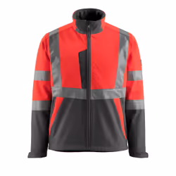 MASCOT 15902-253-22218-2XL, Jacket, Any gender, 2XL, A49 - Hi-Vis Red/Dark Anthracite, 116 cm, Polyester