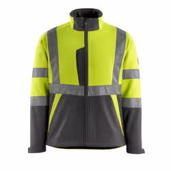 MASCOT 15902-253-1718-4XL, Jacket, Any gender, 4XL, 1718 - Hi-Vis Yellow/Dark Anthracite, 132 cm, Polyester
