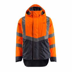 MASCOT 15501-231-14010-L, Jacket, Any gender, L, 14010 - Hi-Vis Orange/Dark Navy, 104 cm, Polyester