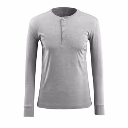 MASCOT 50581-964-08-M, T-shirt, Man, M, 08 - Grey-Flecked, 100 cm, Cotton