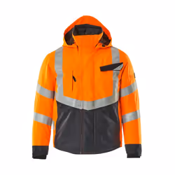 MASCOT 15535-231-14010-L, Jacket, Man, L, 14010 - Hi-Vis Orange/Dark Navy, 104 cm, Polyester