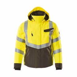 MASCOT 15535-231-1718-XL, Jacket, Man, XL, 1718 - Hi-Vis Yellow/Dark Anthracite, 112 cm, Polyester