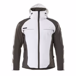 MASCOT 16002-149-0618-3XL, Jacket, Any gender, 3XL, 0618 - White/Dark Anthracite, 124 cm, Elastane, Polyester